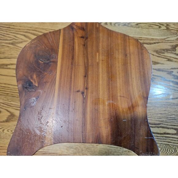 Vintage 1940s Cedar Sewing Box accordion lid - Picture 5 of 10